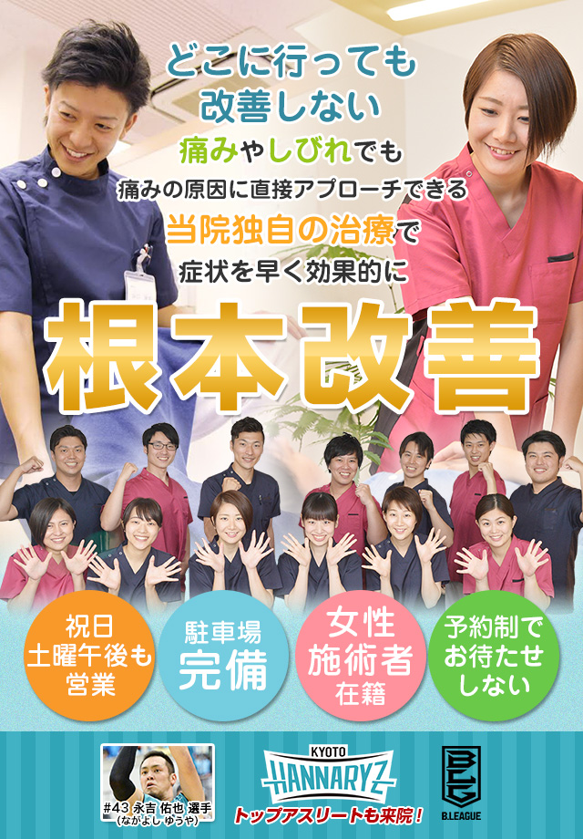 京都で口コミ評判の整体 接骨院 平川整体院 平川接骨院グループ